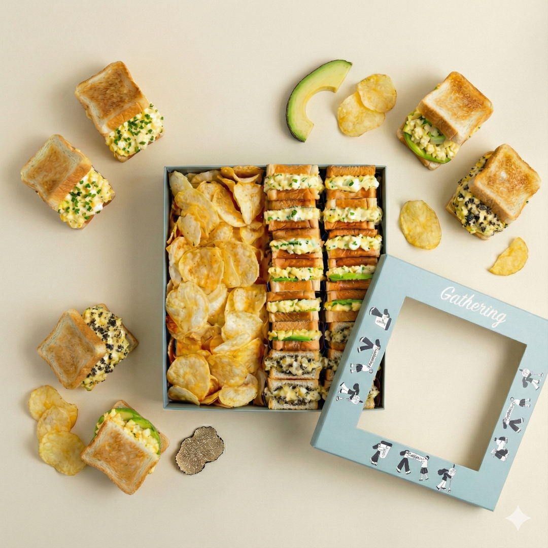 Gathering - Chips and Sandwiches order ready for delivery in Doha